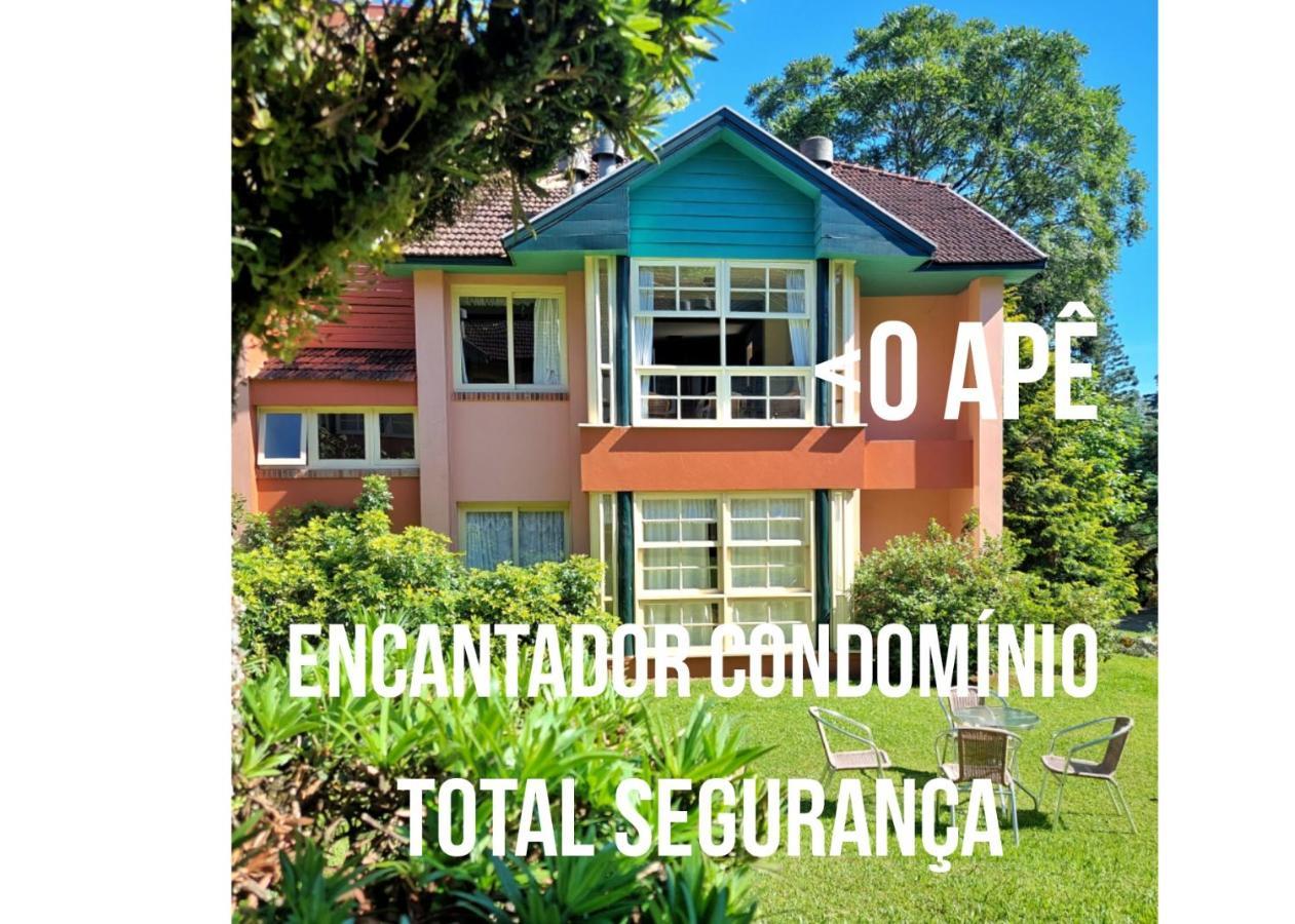 Belissimo Duplex A 500M Lago Neg 3Q 4Bikes Churrasq Lareira Ar Qf Gramado Exterior foto