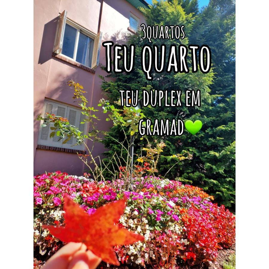 Belissimo Duplex A 500M Lago Neg 3Q 4Bikes Churrasq Lareira Ar Qf Gramado Exterior foto